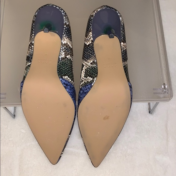 Zara Woman Snakeskin Heels size 38. Never worn - Picture 7 of 10